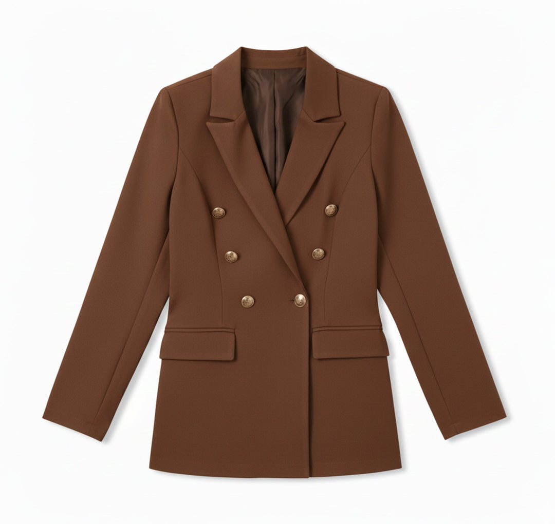 Women’s Satin Cardigan Blazer – Casual Business Style