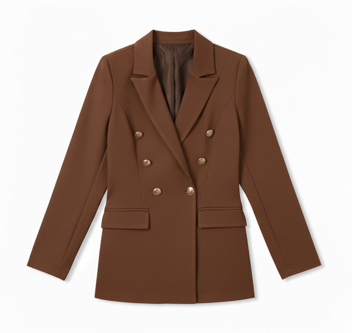 Women’s Satin Cardigan Blazer – Casual Business Style