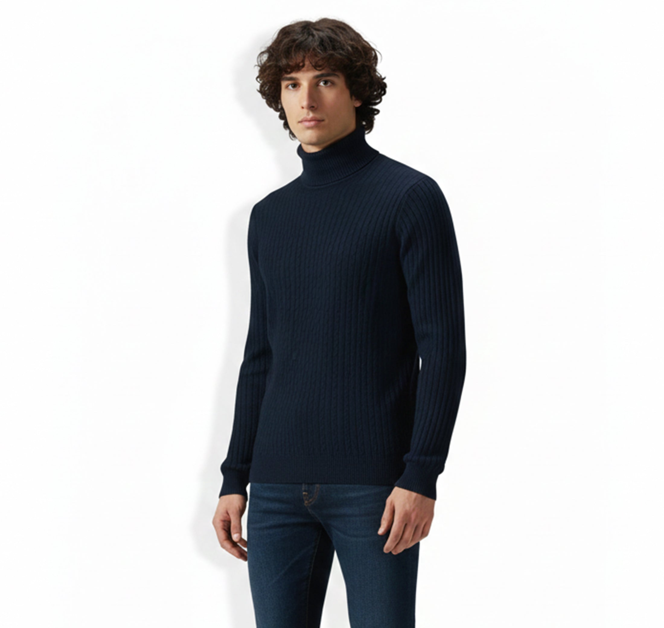 Men’s Turtleneck Sweater – Stylish Winter Knit