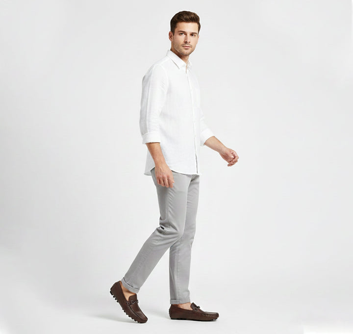 Men’s Low Slip-On Loafers – Breathable Comfort