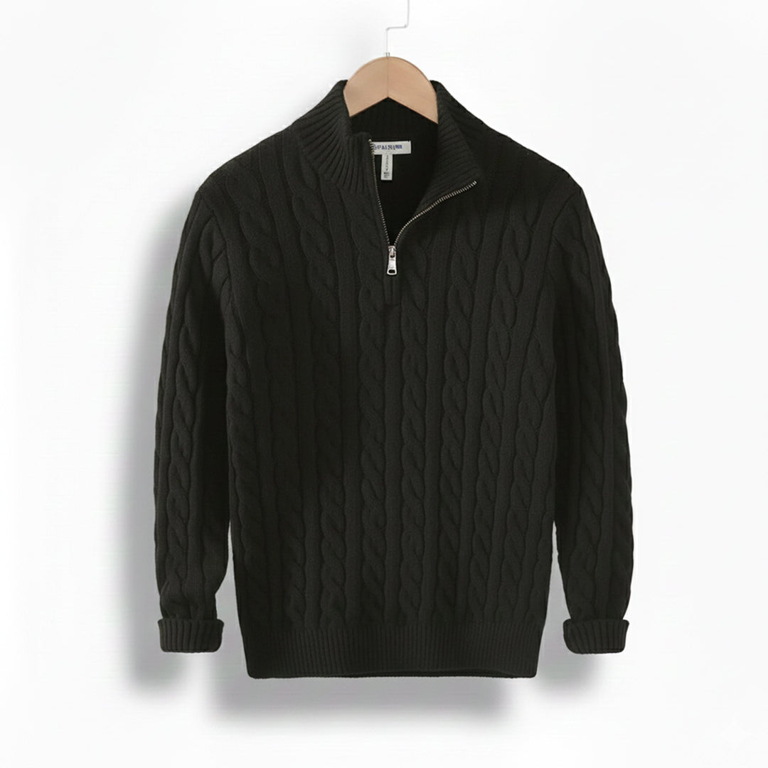 Men’s Quarter-Zip Pullover – Casual Winter Layer