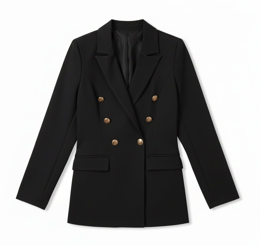 Women’s Satin Cardigan Blazer – Casual Business Style