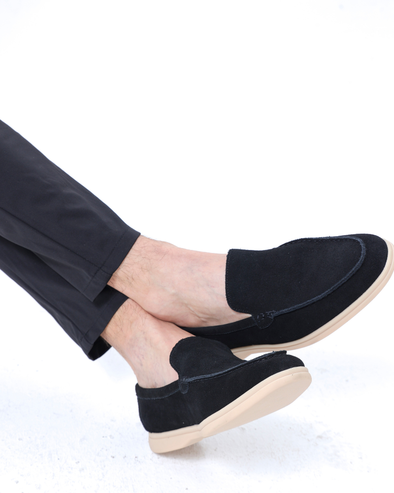 Men's Suede Loafers - Premium Comfort Slip-Ons