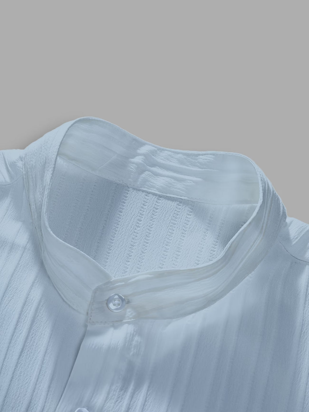 Ribbed Co-ord Set Men - Shirt Trousers Smart Casual Holiday