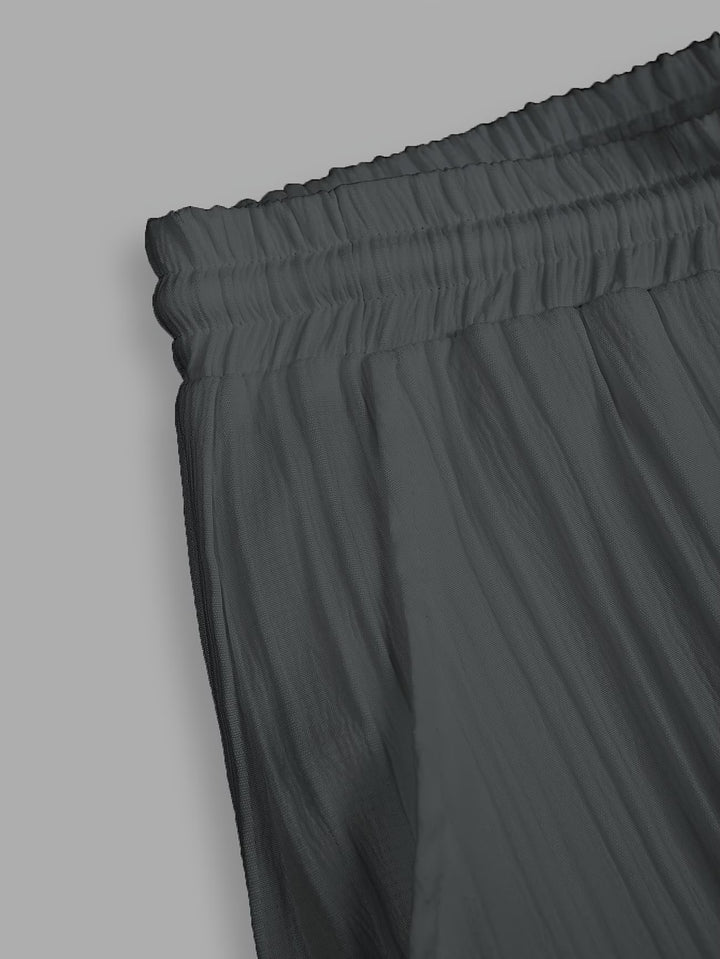 Ribbed Co-ord Set Men - Shirt Trousers Smart Casual Holiday