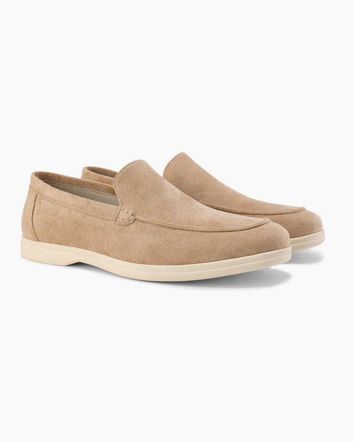 Men’s Suede Loafers - Comfortable Classic Business Shoes