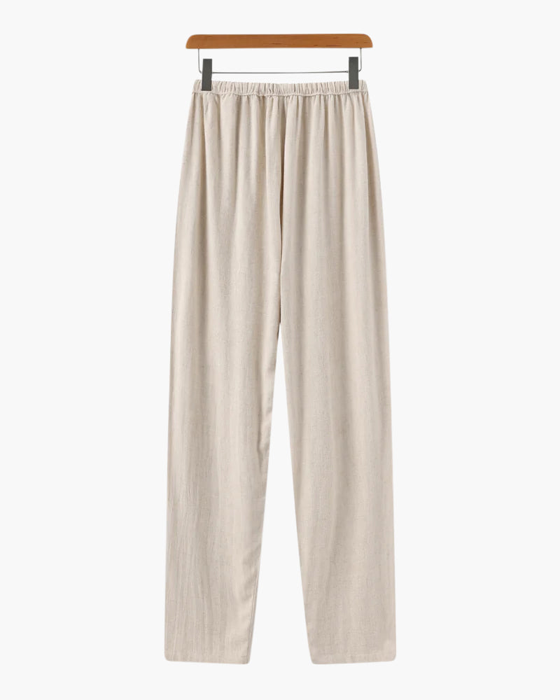 Men’s Linen Pants – Lightweight Summer Relaxed Fit