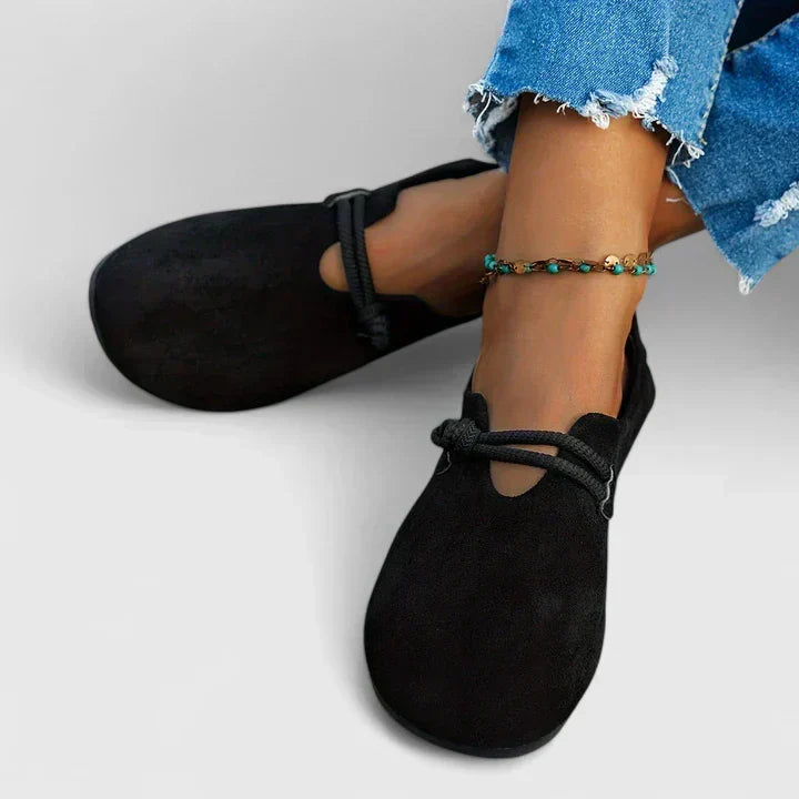 Orthopedic Wide Toe Box Loafer - Cushioned Flat Shoe
