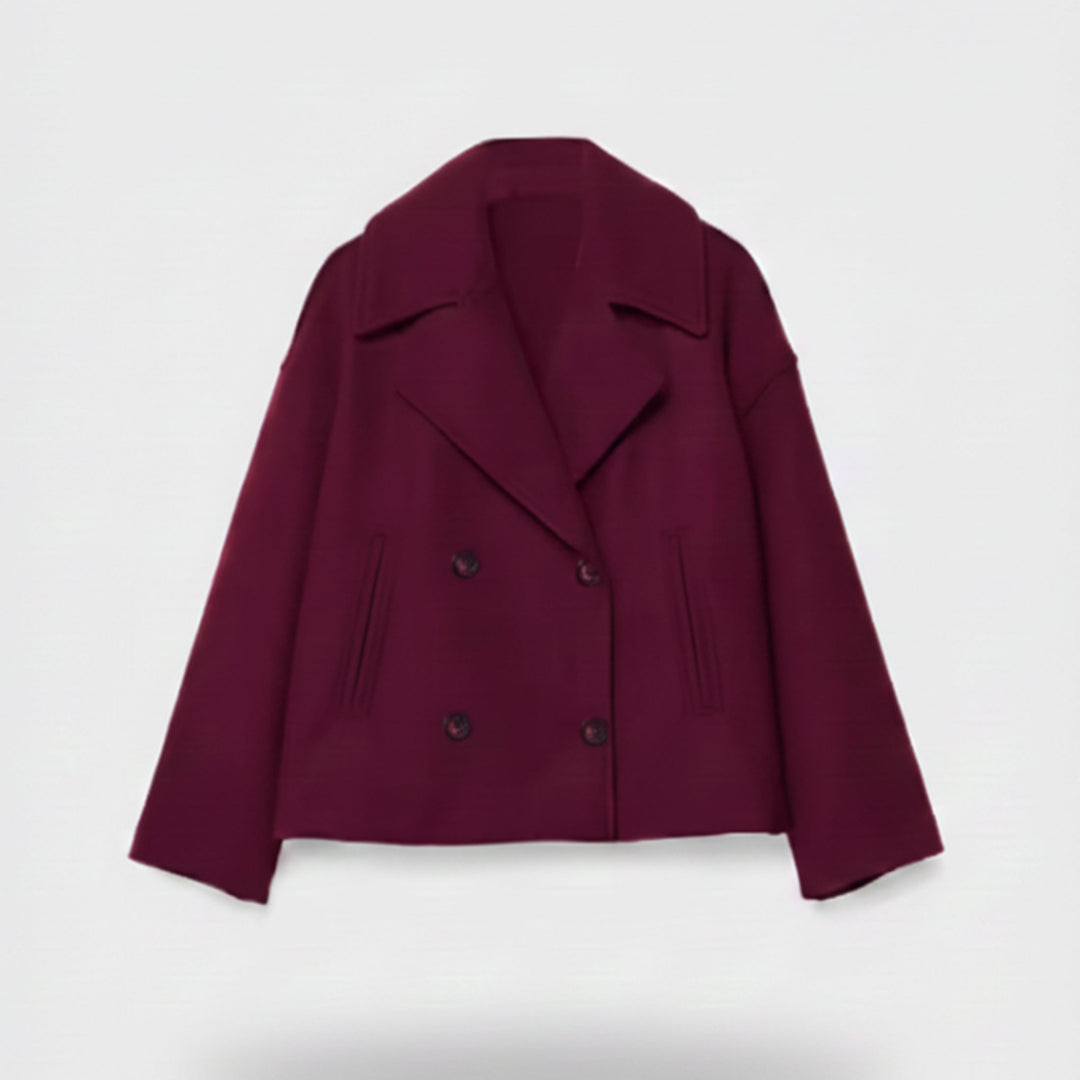 Women's Cropped Soft-Knit Blazer – Effortless Smart-Casual