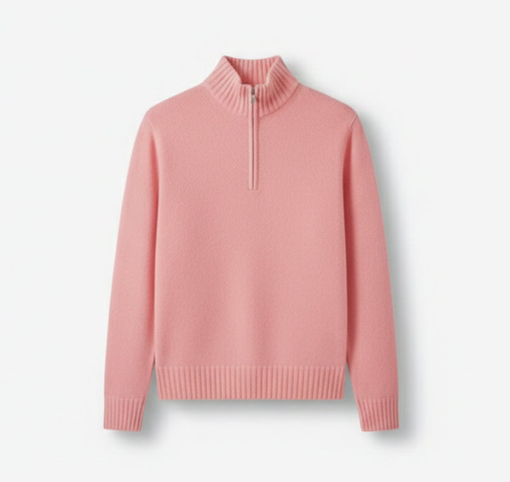 Men’s Half-Zip Sweater – Cozy Winter Knit