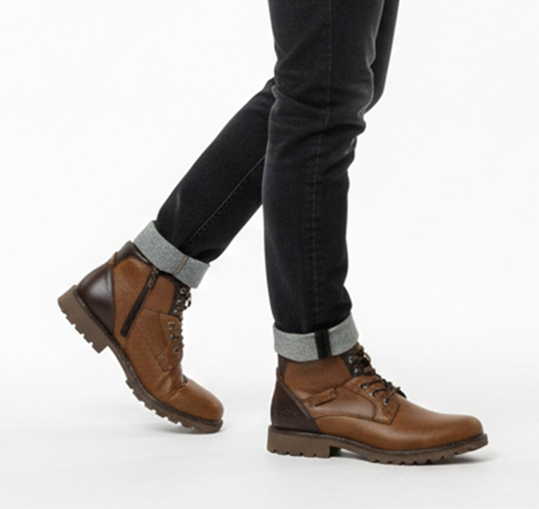 Men’s Mid-High Warm Boots – Urban Retro Style