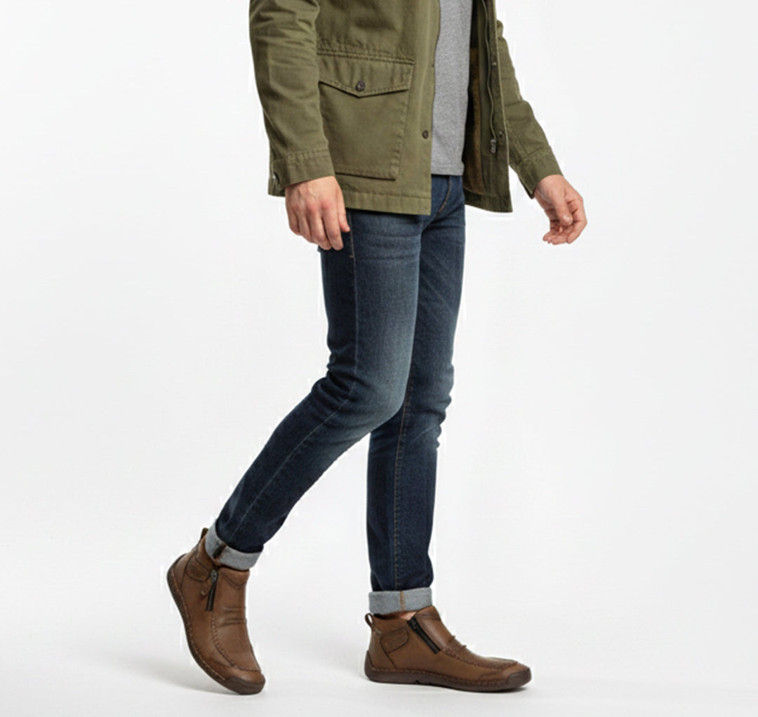 Men’s Short Boots – Classic Solid Look
