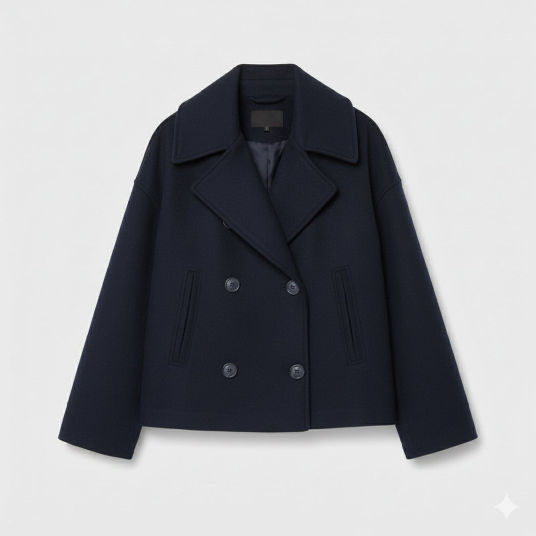 Women's Cropped Soft-Knit Blazer – Effortless Smart-Casual