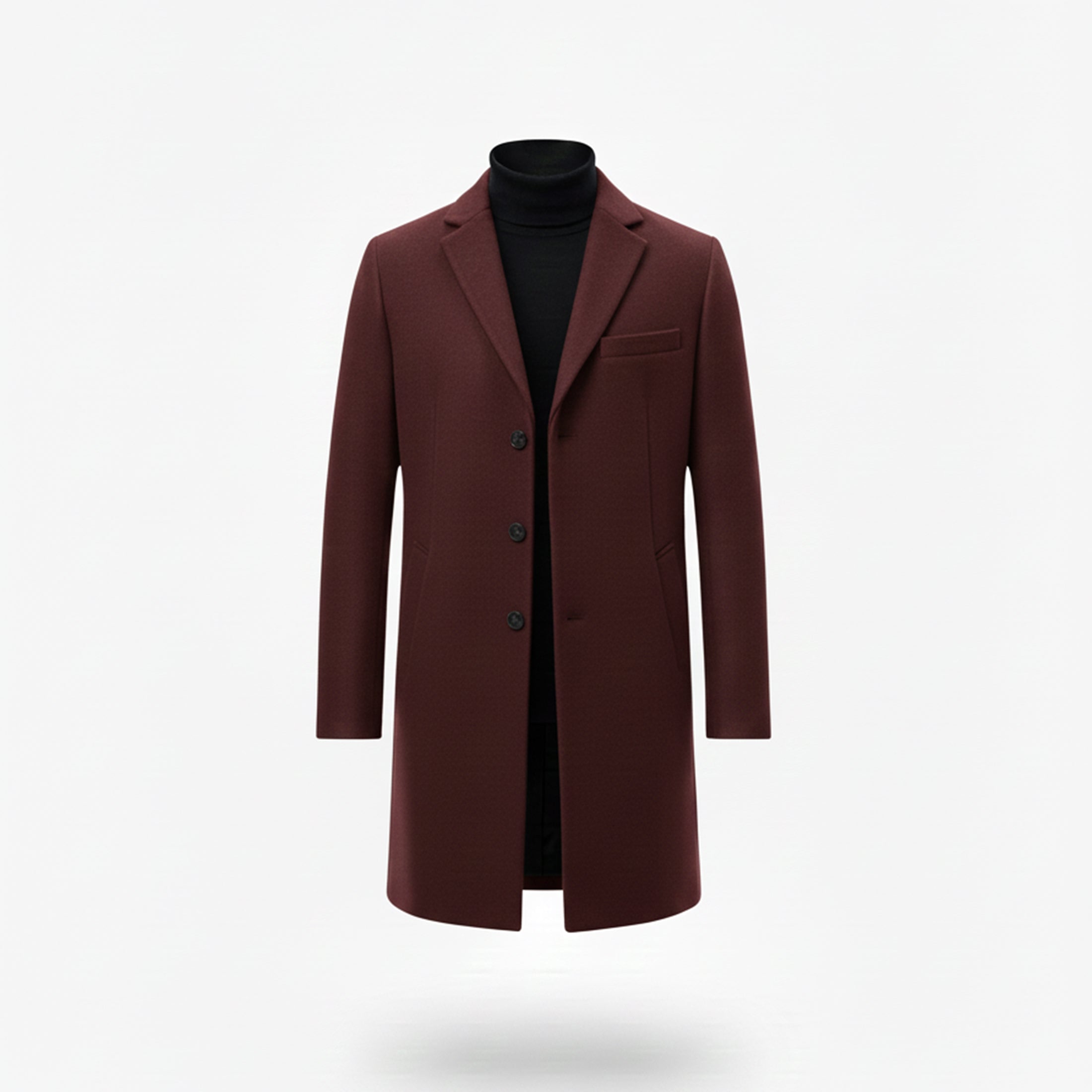 Men’s Old Money Long Coat – Winter Layer