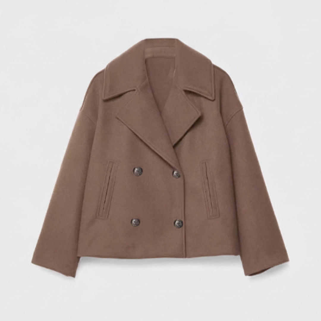 Women's Cropped Soft-Knit Blazer – Effortless Smart-Casual