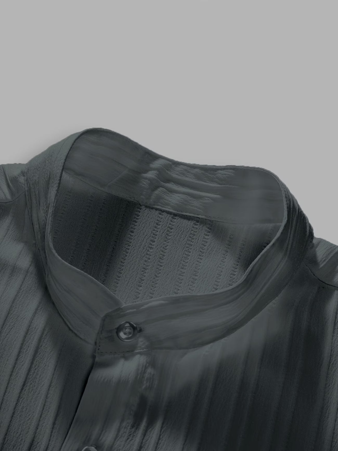Ribbed Co-ord Set Men - Shirt Trousers Smart Casual Holiday