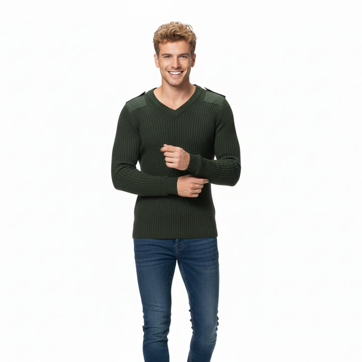 Men’s Fine-Knit Jumper – Essential Warmth