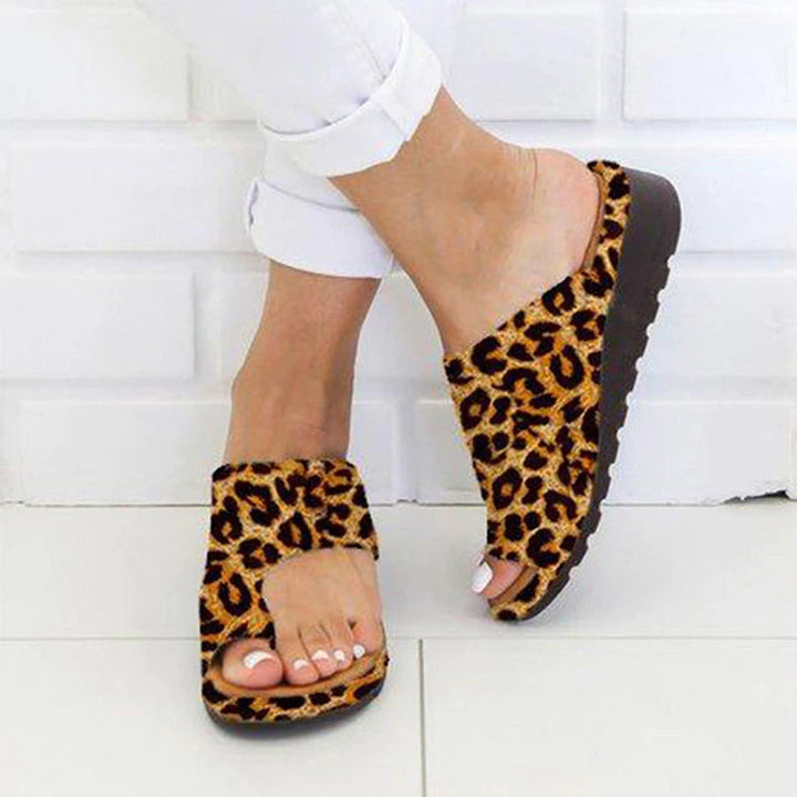 Orthopedic Wedge Sandal Wide Fit - Arch Support Bunion Corrector