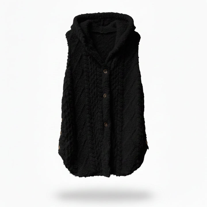 Women’s Hooded Soft-Knit Cardigan – Relaxed Winter Aesthetic