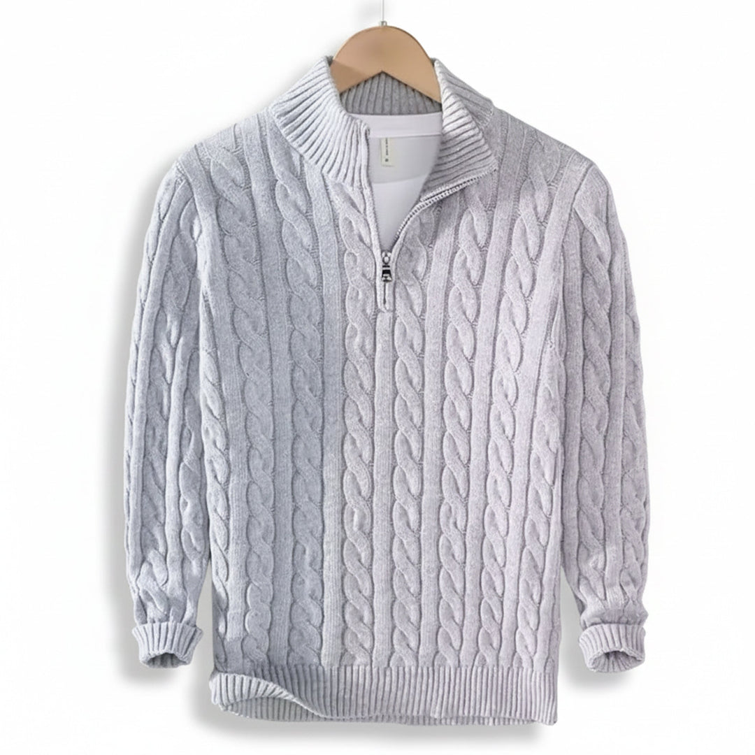 Men’s Quarter-Zip Pullover – Casual Winter Layer