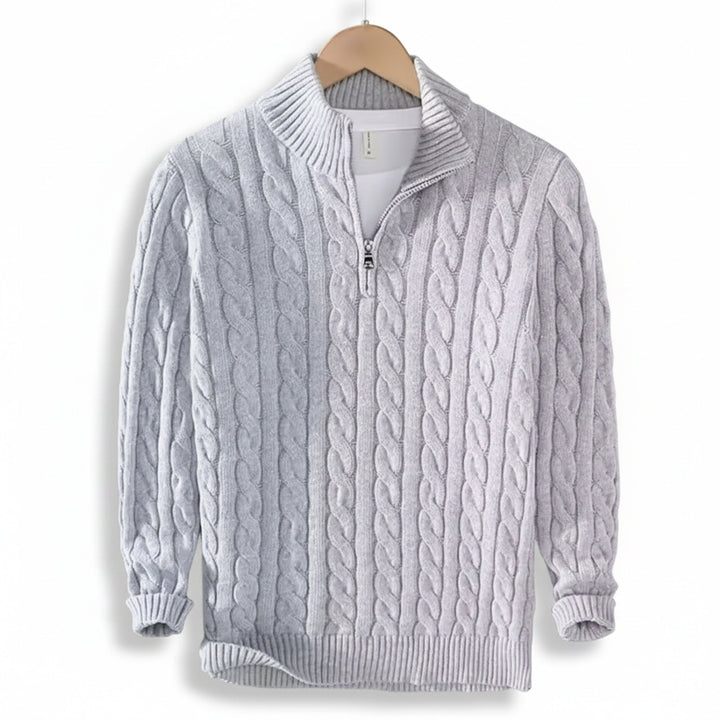 Men’s Quarter-Zip Pullover – Casual Winter Layer