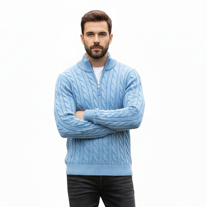 Men’s Quarter-Zip Pullover – Casual Winter Layer