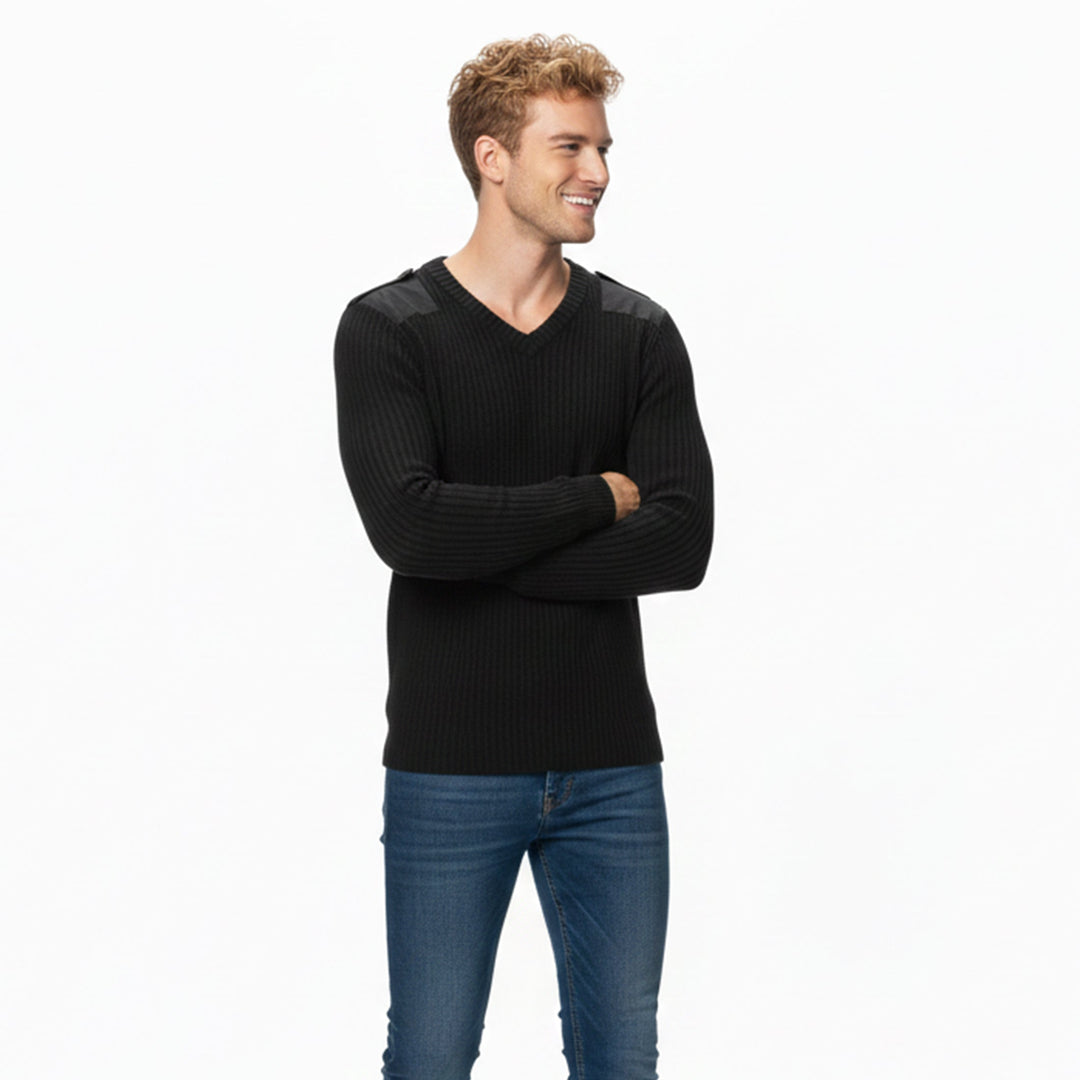 Men’s Fine-Knit Jumper – Essential Warmth