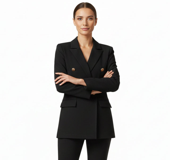 Women’s Satin Cardigan Blazer – Casual Business Style