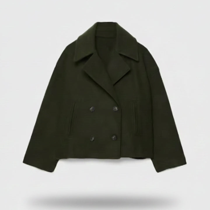 Women's Cropped Soft-Knit Blazer – Effortless Smart-Casual