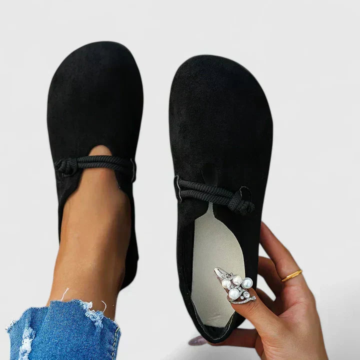 Orthopedic Wide Toe Box Loafer - Cushioned Flat Shoe