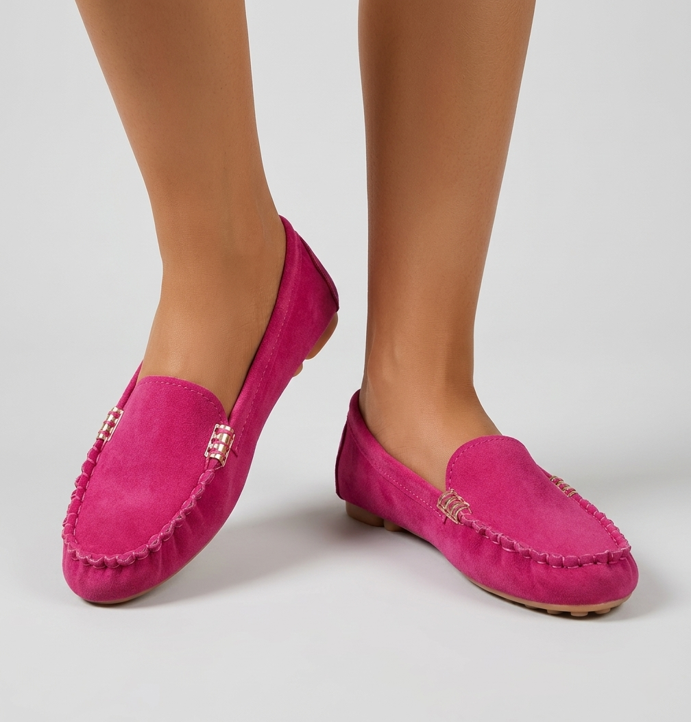 Women's Metal Detail Loafers - Chic Event Shoes