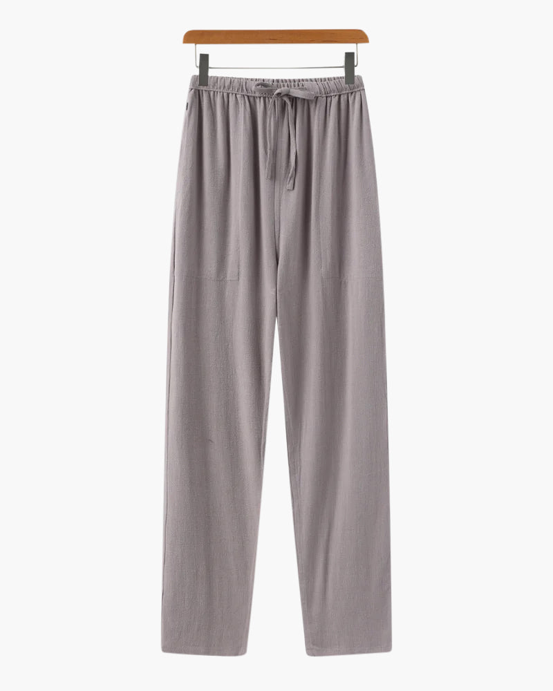 Men’s Linen Pants – Lightweight Summer Relaxed Fit
