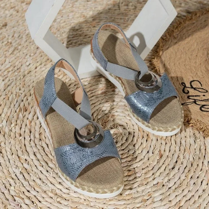 Orthopedic Wedge Sandals Women – Platform Espadrille Slip-On Summer