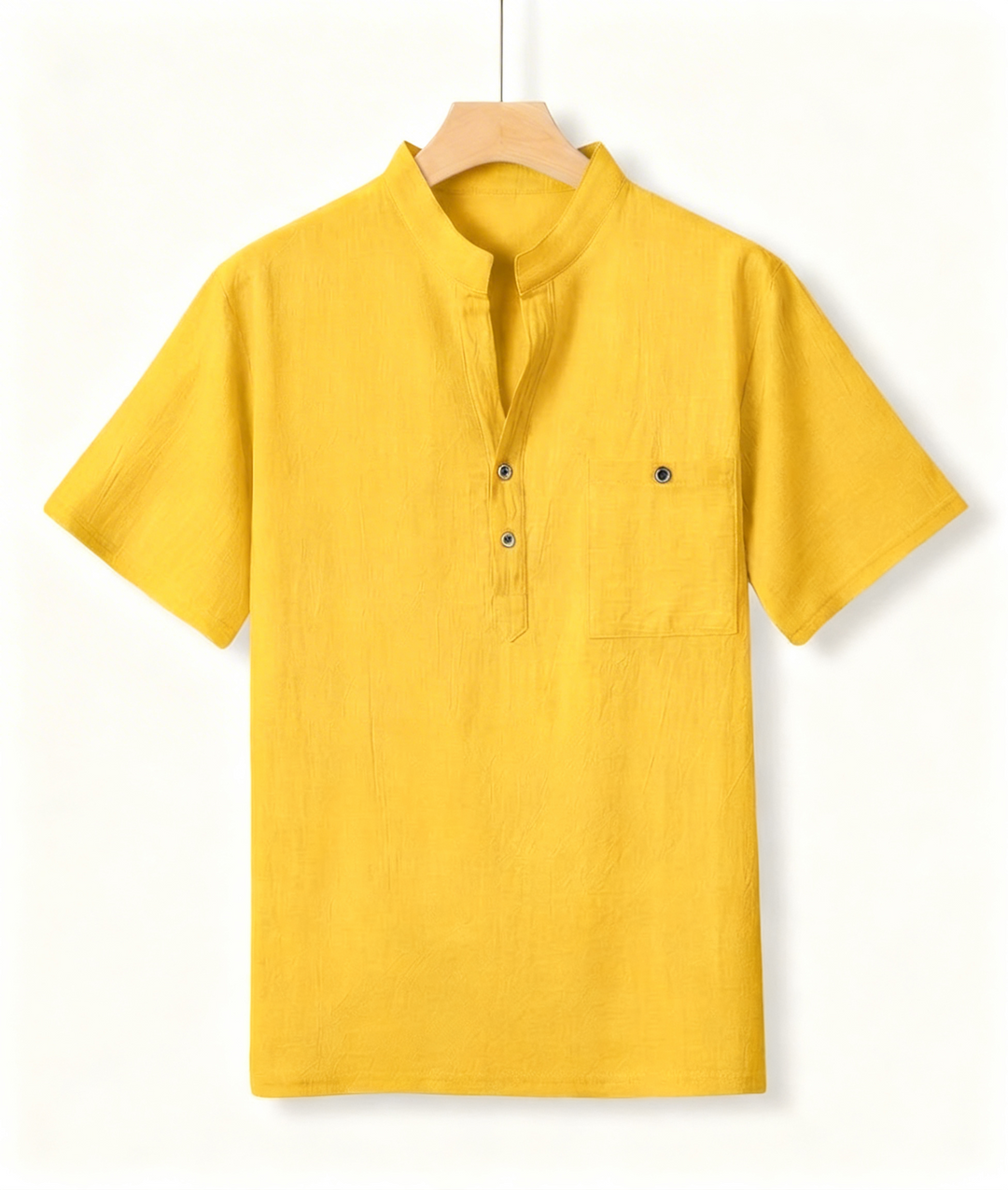 Men’s Linen Shirt - Lightweight Breathable Everyday Style