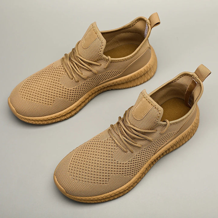 Men's Orthopedic Trainers - Lightweight Mesh Cushioned Sole