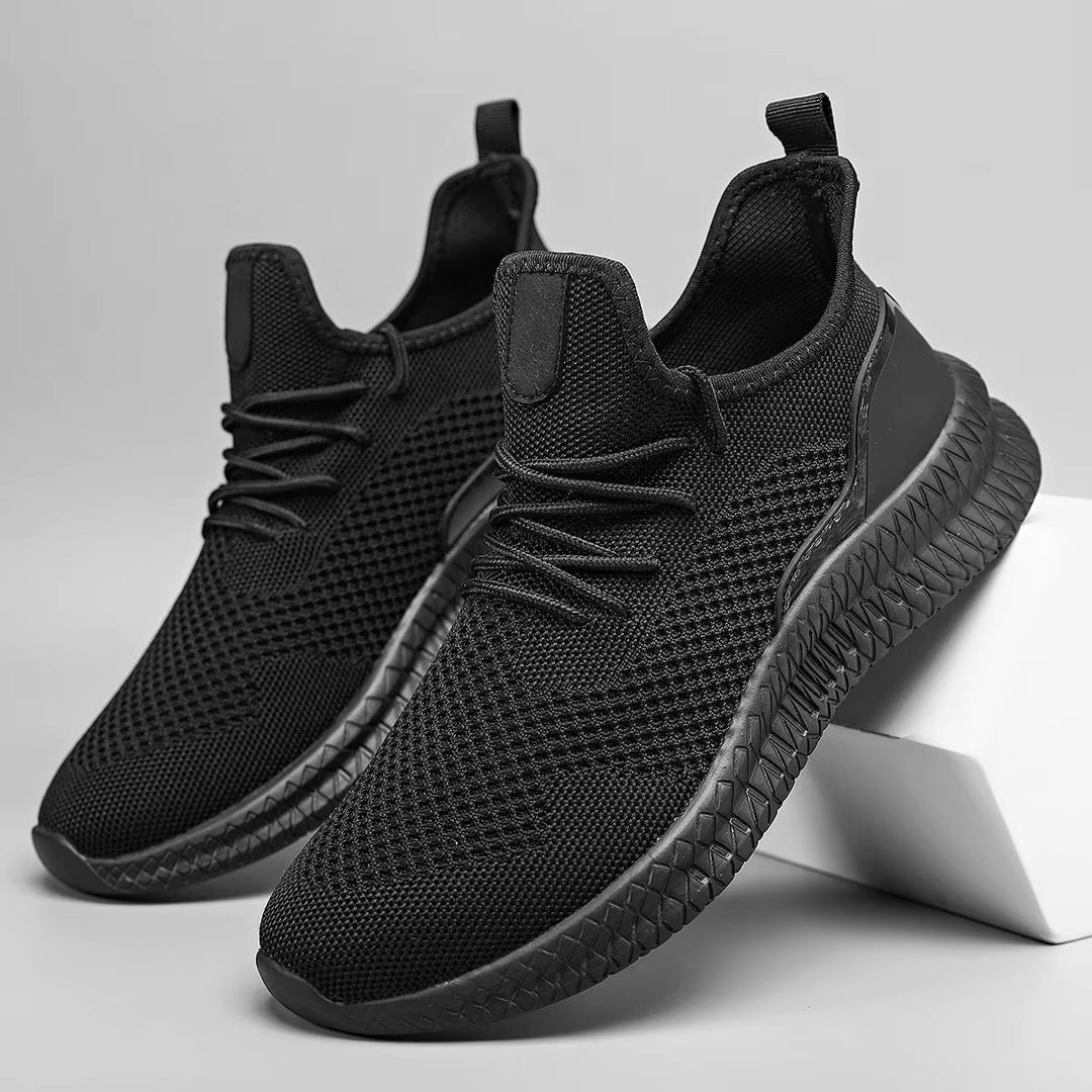 Men's Orthopedic Trainers - Lightweight Mesh Cushioned Sole
