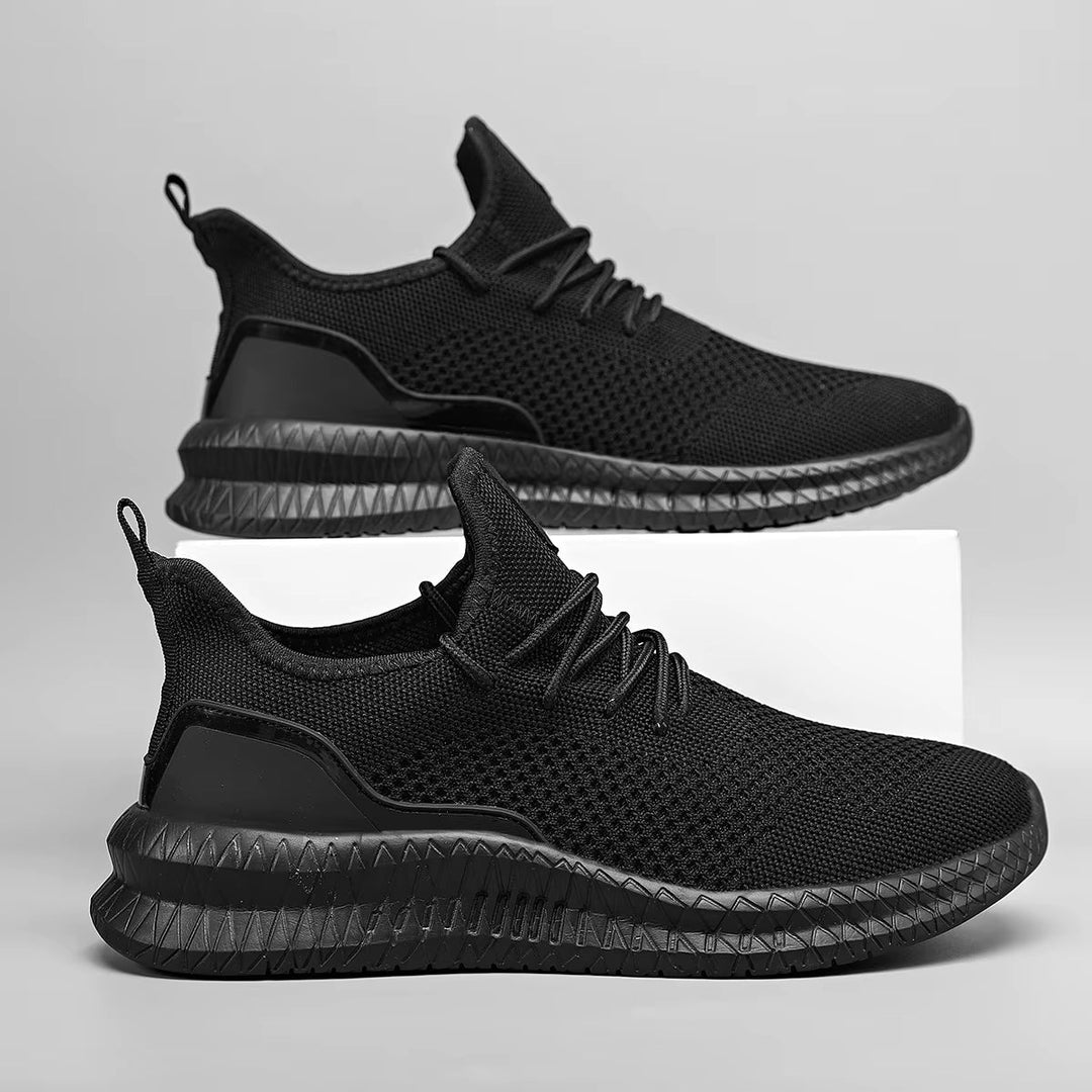 Men's Orthopedic Trainers - Lightweight Mesh Cushioned Sole