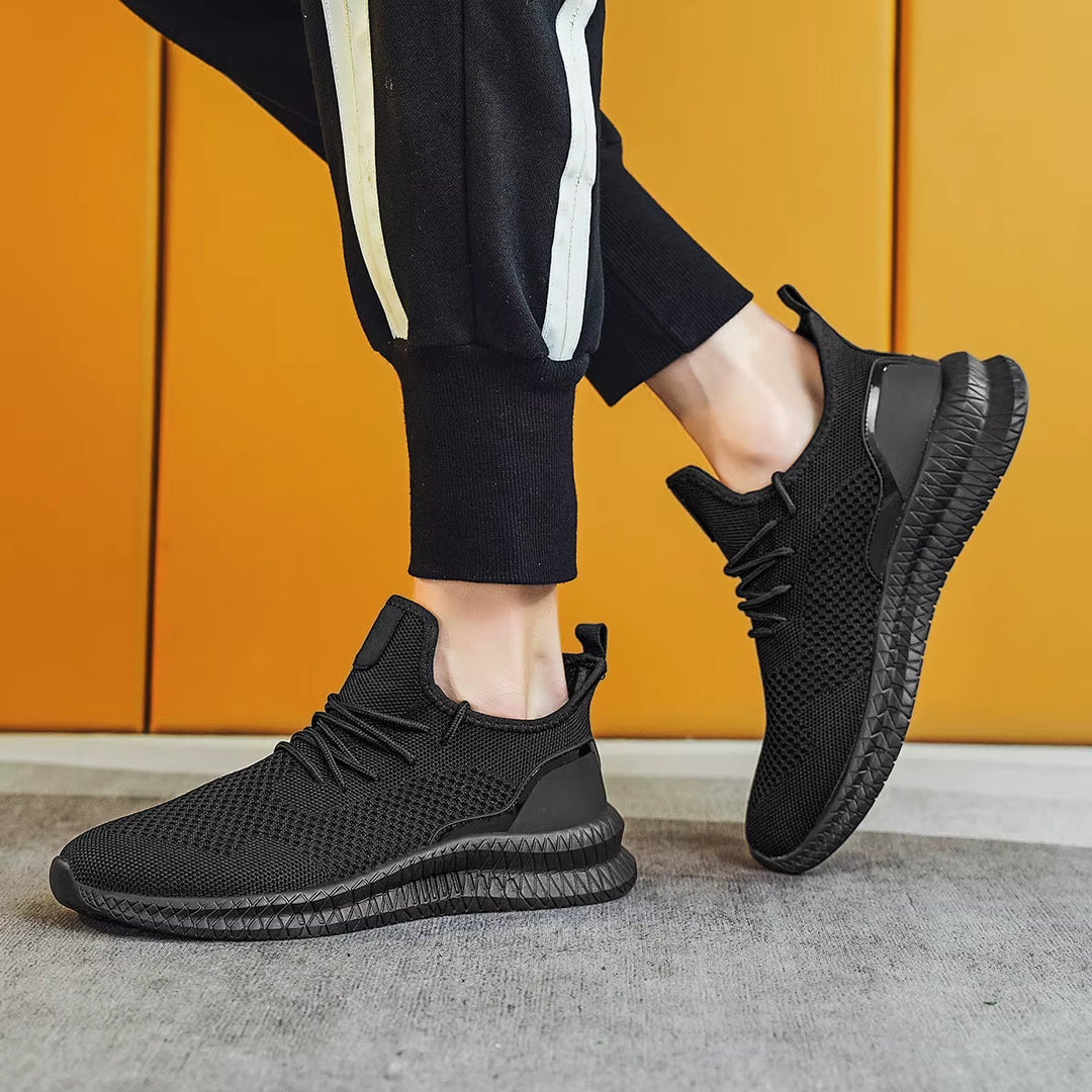 Men's Orthopedic Trainers - Lightweight Mesh Cushioned Sole