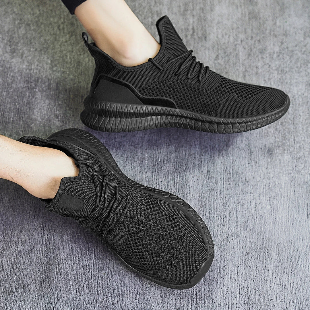 Men's Orthopedic Trainers - Lightweight Mesh Cushioned Sole