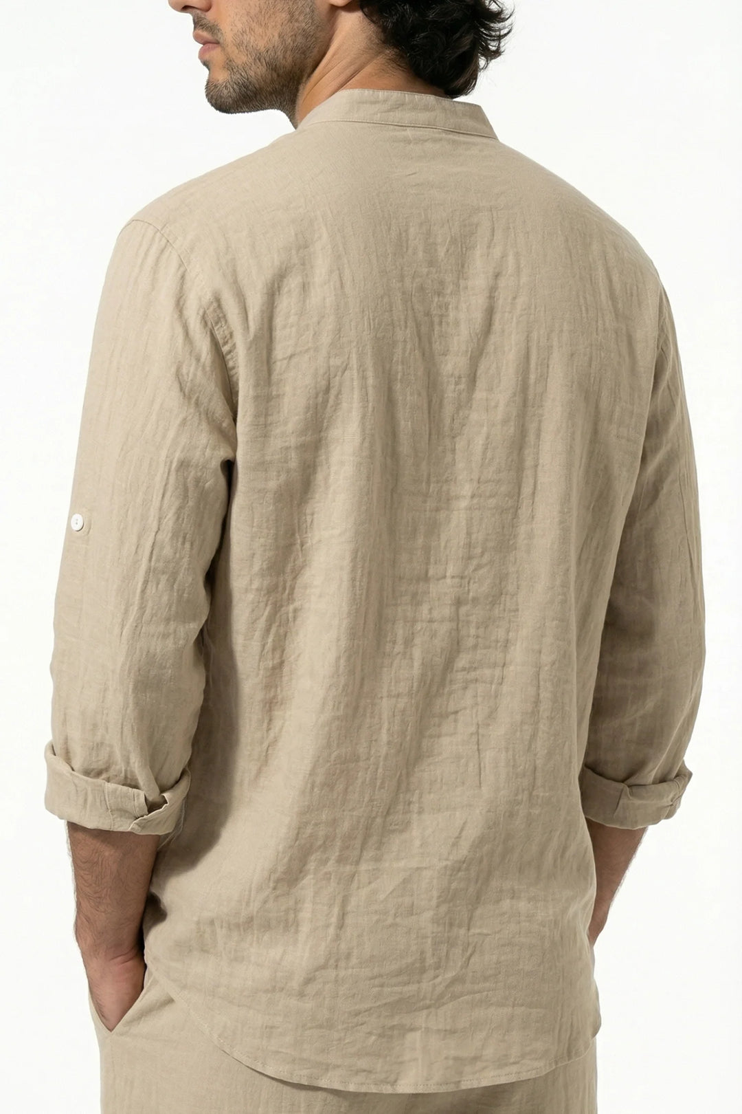 Men's Linen Shirt and Trousers Set - Summer Holiday Outfit