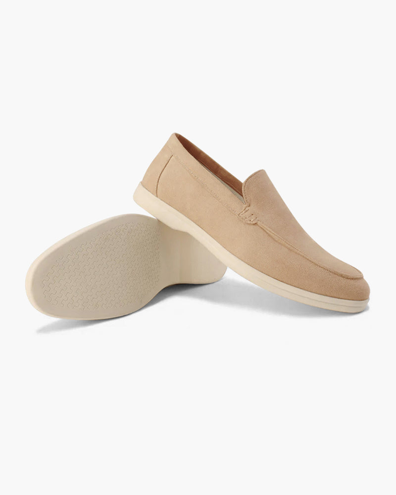 Men’s Suede Loafers - Comfortable Classic Business Shoes