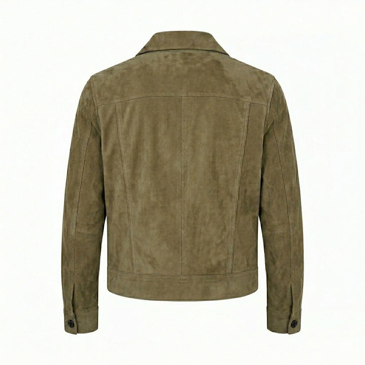 Men’s Suede Jacket – Classic Lightweight Outerwear