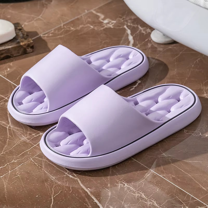Orthopedic Massage Slide Men - Bubble Sole Platform