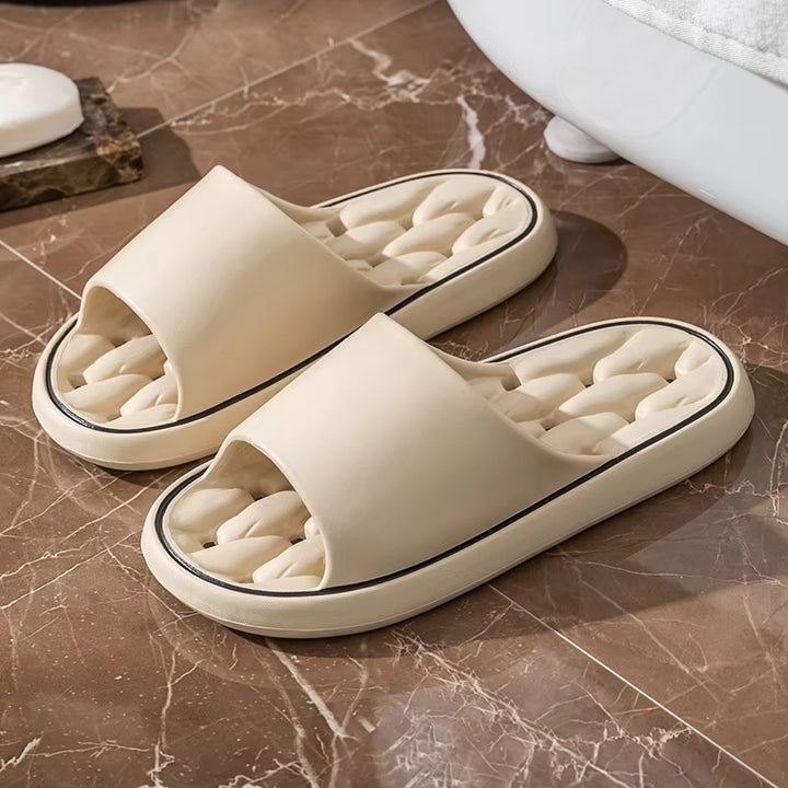 Orthopedic Massage Slide Women - Bubble Sole Platform
