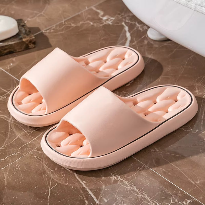 Orthopedic Massage Slide Women - Bubble Sole Platform