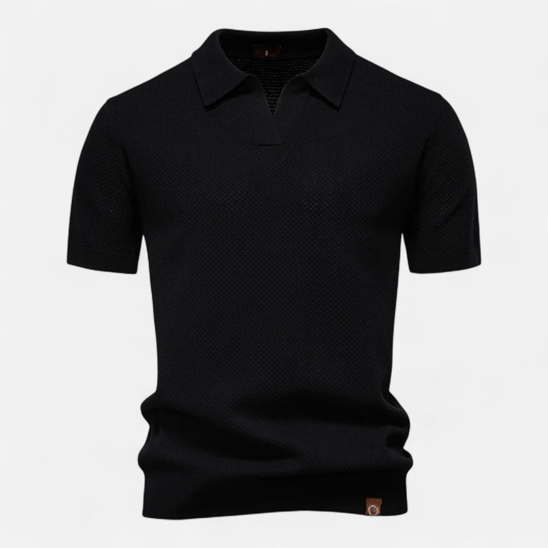 Men’s Premium Knit Polo Shirt - Classic Everyday Comfort