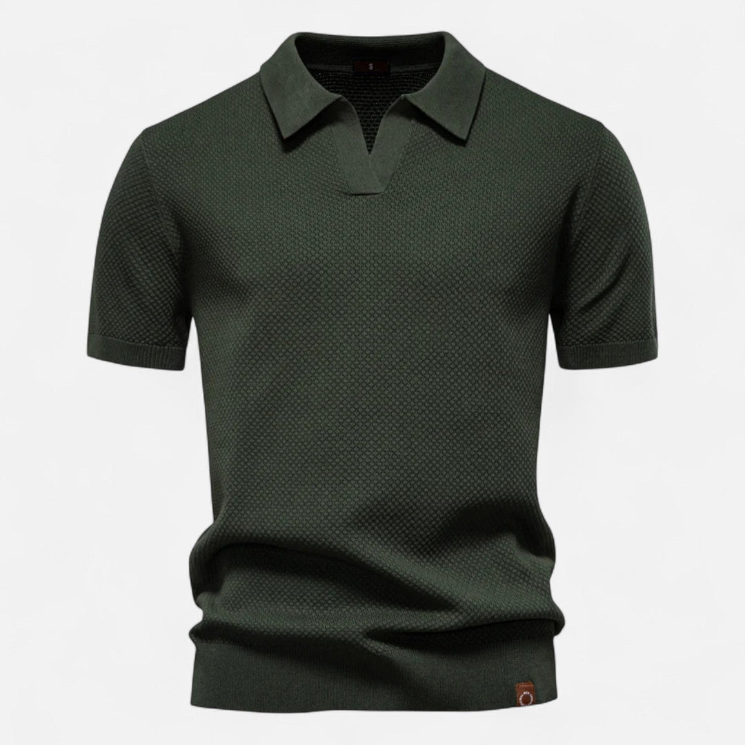Men’s Premium Knit Polo Shirt - Classic Everyday Comfort