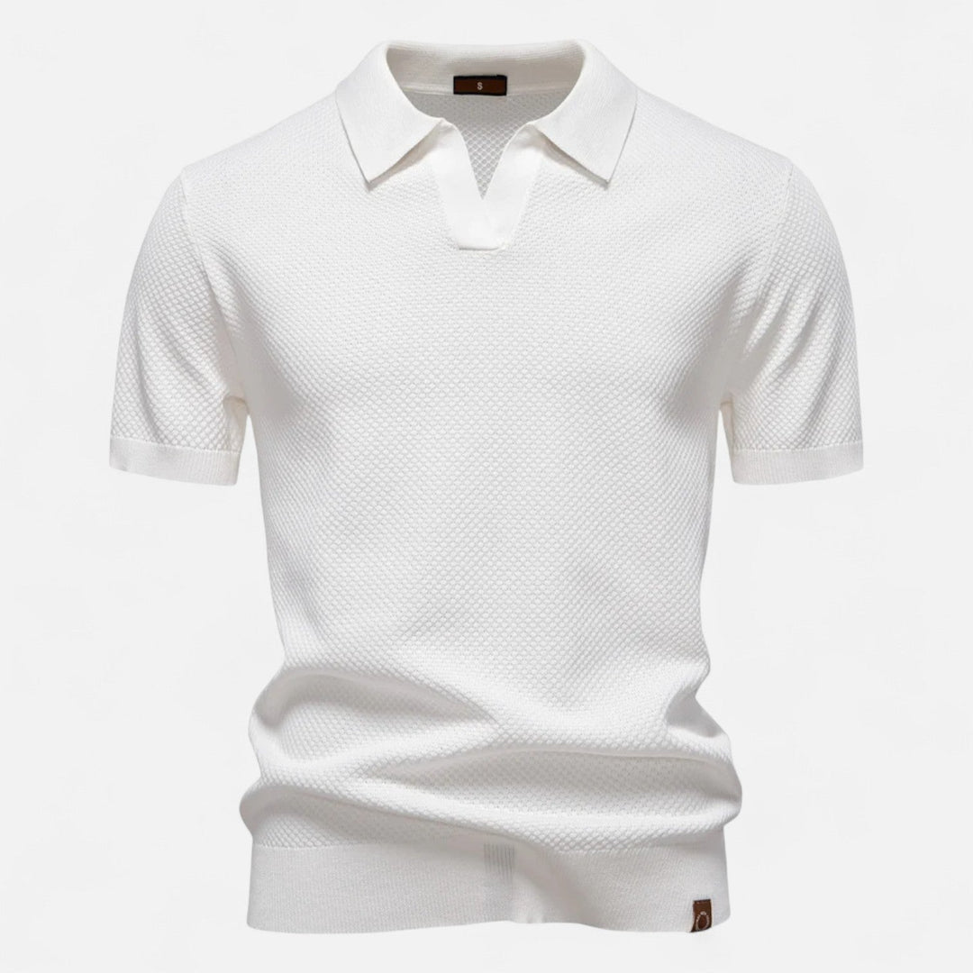 Men’s Premium Knit Polo Shirt - Classic Everyday Comfort