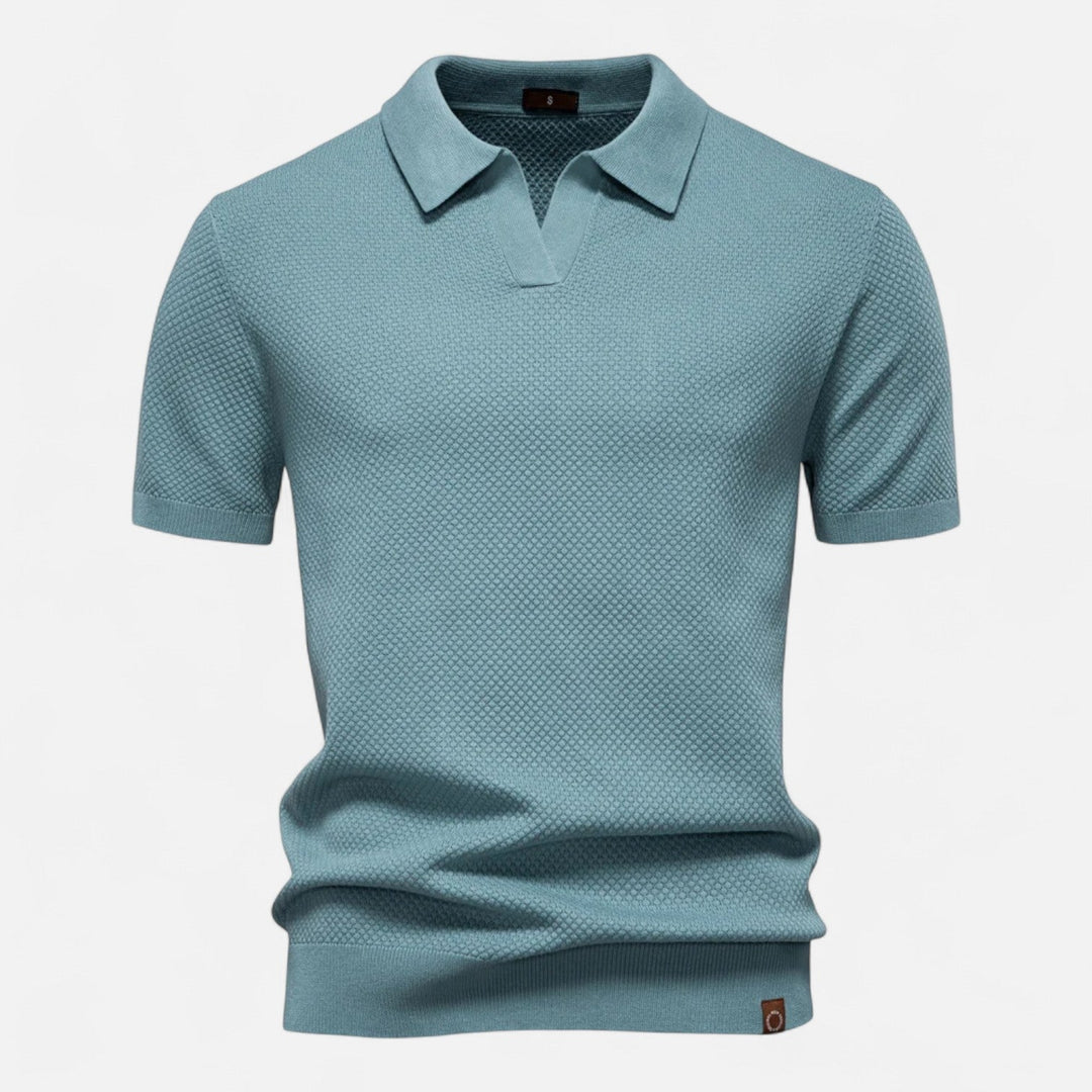 Men’s Premium Knit Polo Shirt - Classic Everyday Comfort