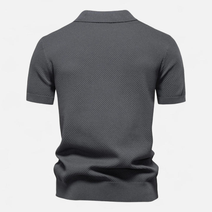 Men’s Premium Knit Polo Shirt - Classic Everyday Comfort